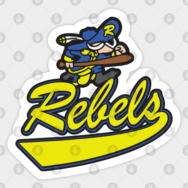 Rebels Sports Logo Rebels Sticker TeePublic